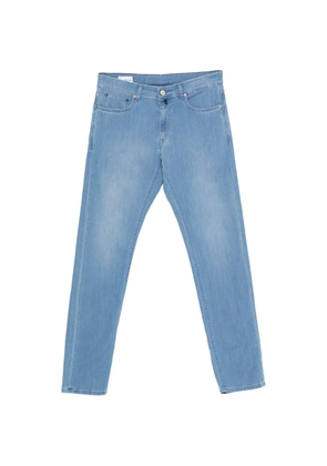 Incotex faded-effect slim-cut jeans - Blue