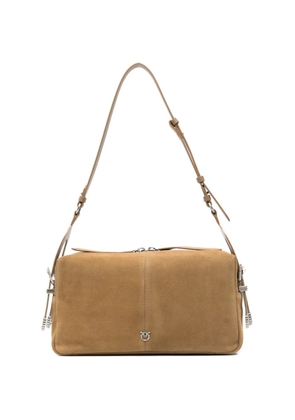 PINKO medium Keeper suede shoulder bag - Neutrals