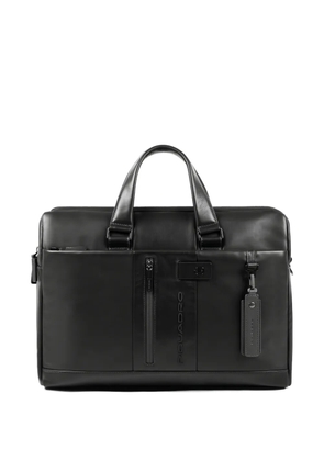 PIQUADRO logo-appliqué laptop bag - Green