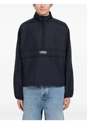 Stüssy logo-print quarter-zip jacket - Blue
