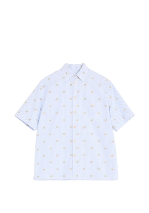 Valentino Garavani Le Chat De La Maison-print shirt - Blue
