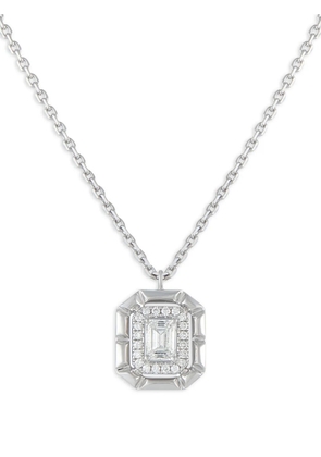 LB Exclusive diamond pendant necklace - Silver
