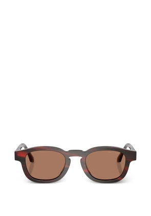 Giorgio Armani round-frame sunglasses - Red