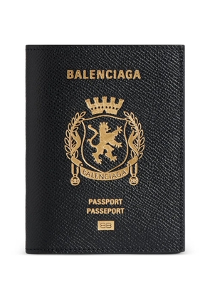 Balenciaga Passport leather wallet - Black