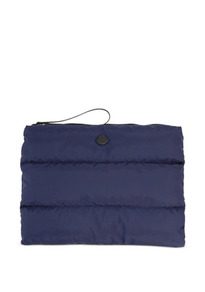 Moncler quilted gadget bag - Blue