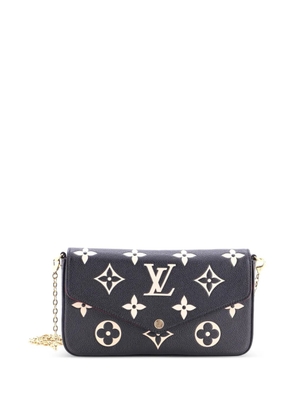 Louis Vuitton Pre-Owned Felicie Pochette Bicolor Monogram Empreinte Giant crossbody bag - Black