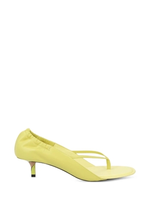 Jacquemus gathered sandals - Yellow
