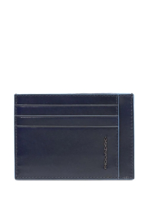 PIQUADRO slim leather cardholder - Blue