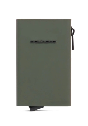 PIQUADRO pop-up zip wallet - Green