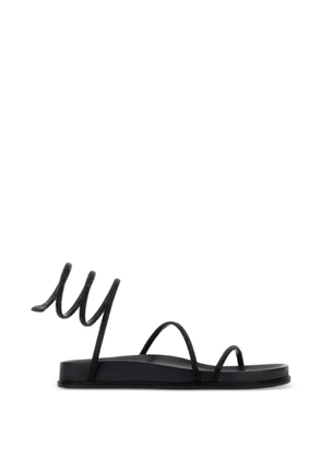 René Caovilla Cleo flat sandals - Black
