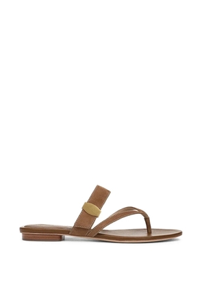 Veronica Beard Salva Dash flat sandals - Brown