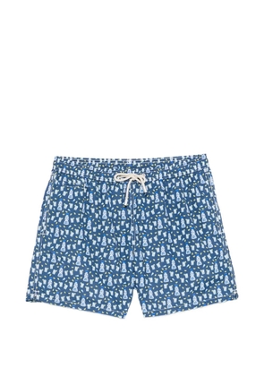 MC2 Saint Barth Lighting Micro Fantasy drink-print swim shorts - Blue