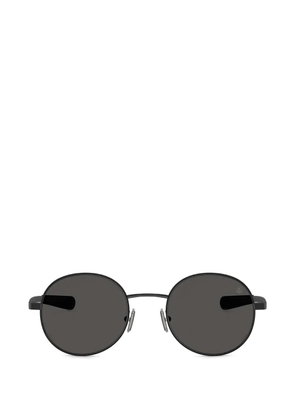 Moncler Eyewear matte round sunglasses - Black