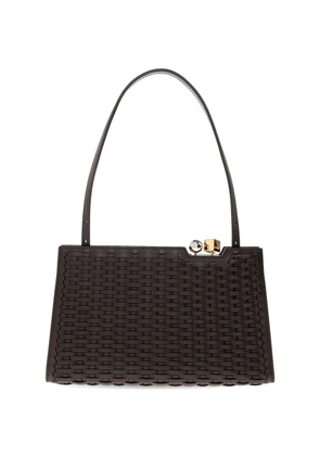 Jacquemus Salon woven leather tote bag - Brown