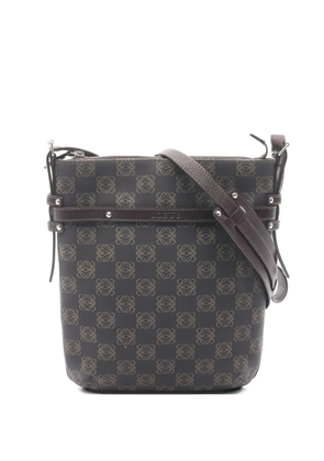 Loewe Pre-Owned 2000s Anagram repeat shoulder bag - Brown