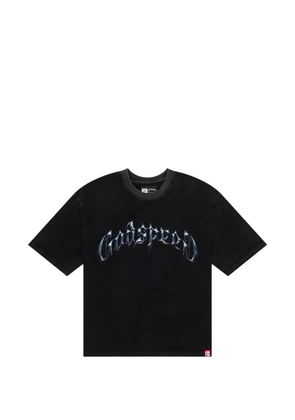 GODSPEED logo-print washed t-shirt - Black