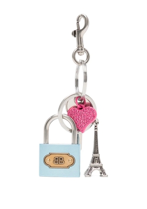 Balenciaga padlock keyring - Silver