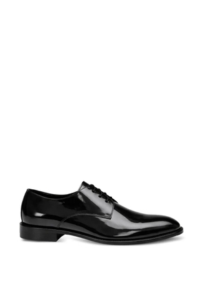 FRANZESE COLLECTION Prince of Savoy patent-leather derby shoes - Black