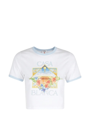 Casablanca Tennis Landscape T-shirt - White