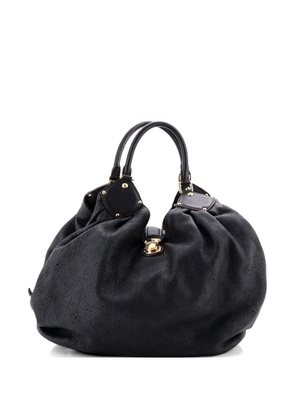 Louis Vuitton Pre-Owned XL Mahina Leather hobo bag - Black