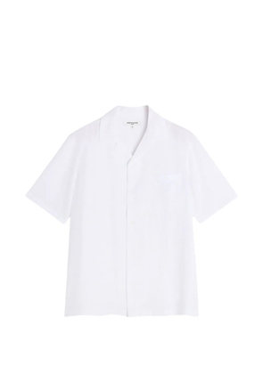 Maison Kitsuné camp-collar short-sleeve shirt - White