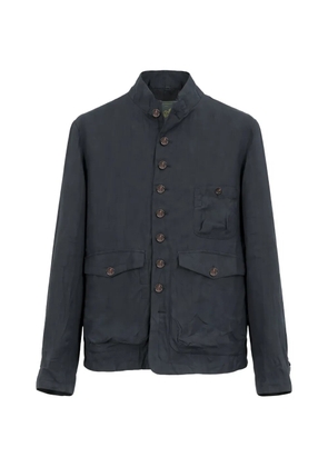 Aleksandr Manamïs Phoebus high-neck button-up jacket - Black