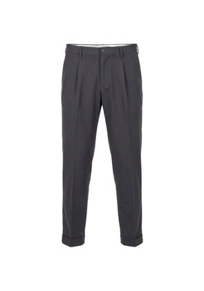 Gta Dennis R pleated turn-up trousers - Grey