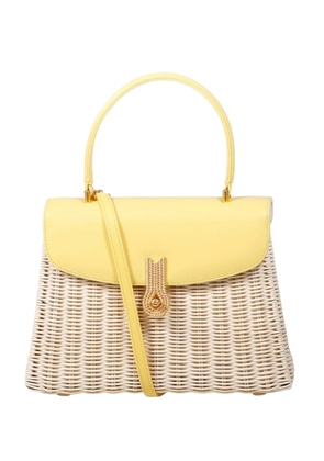amato daniele Queen Rattan tote bag - Neutrals