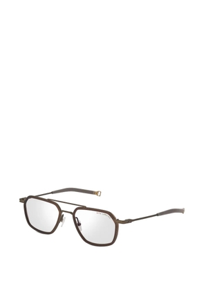 Dita Eyewear LSA-445 geometric-frame glasses - Brown