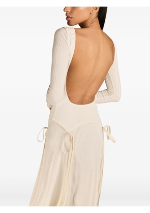 MARK-OFF Natalye long dress - Neutrals