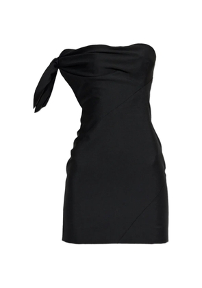 Givenchy bow-detail draped dress - Black