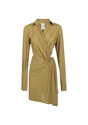 Amazuìn Ines mini dress - Green