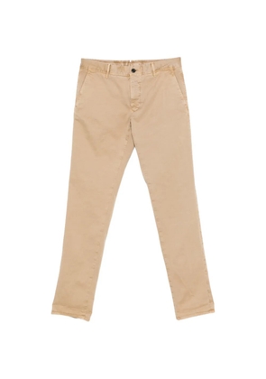 Incotex slim-cut twill trousers - Neutrals