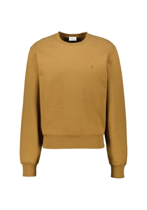 Saint Laurent embroidered sweatshirt - Yellow