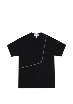 Comme Des Garçons Shirt zip-detailed T-shirt - Black