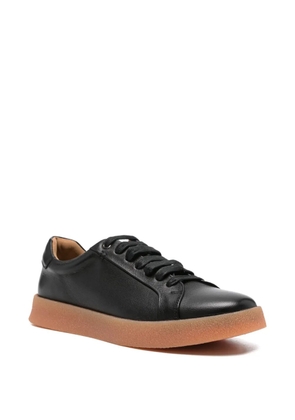 SERGIO MORETTI FIRENZE leather sneakers - Black