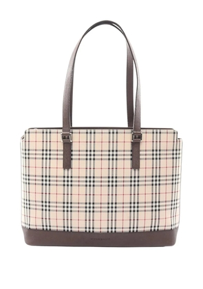 Burberry Pre-Owned 2000-2017 Nova Check Canvas tote bag - Neutrals