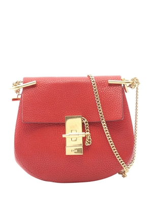 Chloé Pre-Owned 2010-2026 Mini Leather Drew crossbody bag - Red