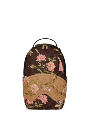 Sprayground Aisf Henny floral-print backpack - Brown