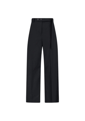 Eudon Choi belted tailored trousers - Black
