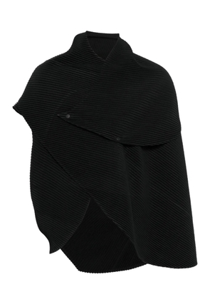 Homme Plissé Issey Miyake pleated button jacket - Black