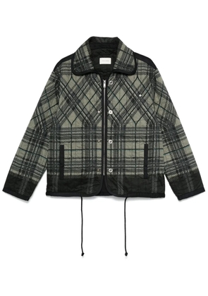 Craig Green plaid-check jacket - Grey