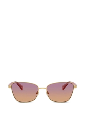 Polo Ralph Lauren shiny square sunglasses - Gold