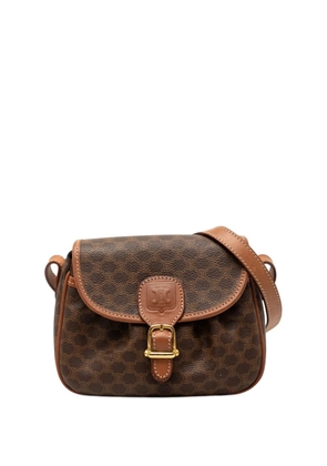 Celine Pre-Owned 2006 Macadam Coated Canvas crossbody bag - Brown