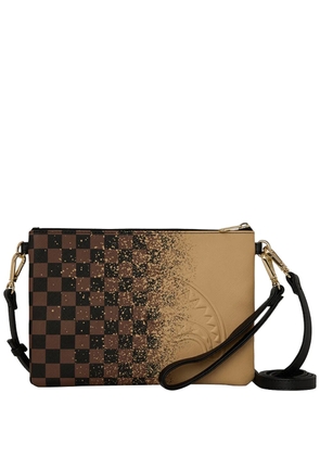 Sprayground Henny Spritz checkered clutch bag - Neutrals