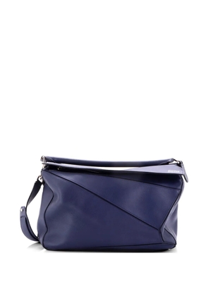 Loewe Pre-Owned Puzzle Bag Leather Large satchel - Blue