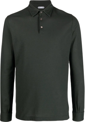 Zanone Ice cotton polo shirt - Green