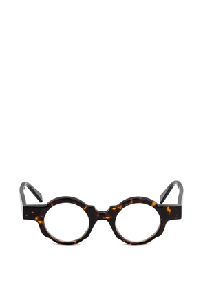 Kuboraum K32 round-frame glasses - Brown