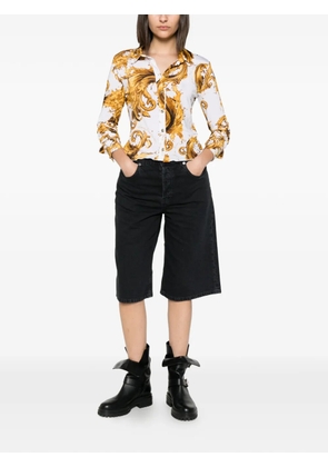 Versace Jeans Couture Barocco-print shirt - White