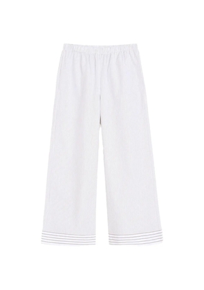 By Malene Birger Mirabello striped trousers - White
